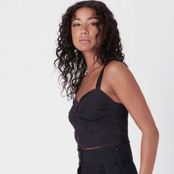 BURNING TORCH Cami Top in Beige - Picture 2 of 8
